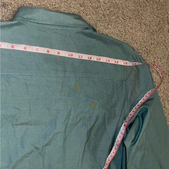 Orvis Men’s Button Up Long Sleeve Shirt Light Green Casual Size 10. - Picture 6 of 8